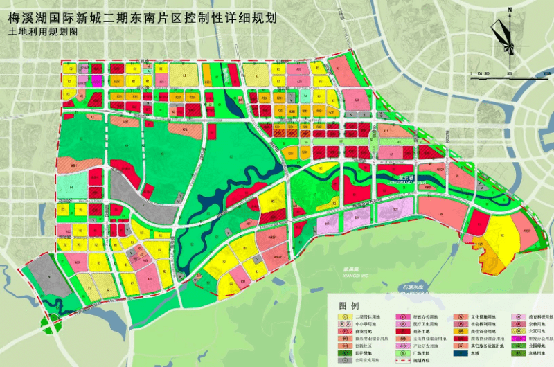 梅溪湖二期最新规划图，塑造未来城市新面貌蓝图